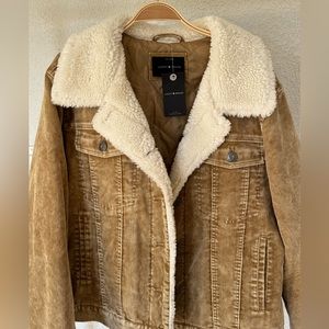 Lucky Brand Corduroy Sherpa Jacket - Size XXL